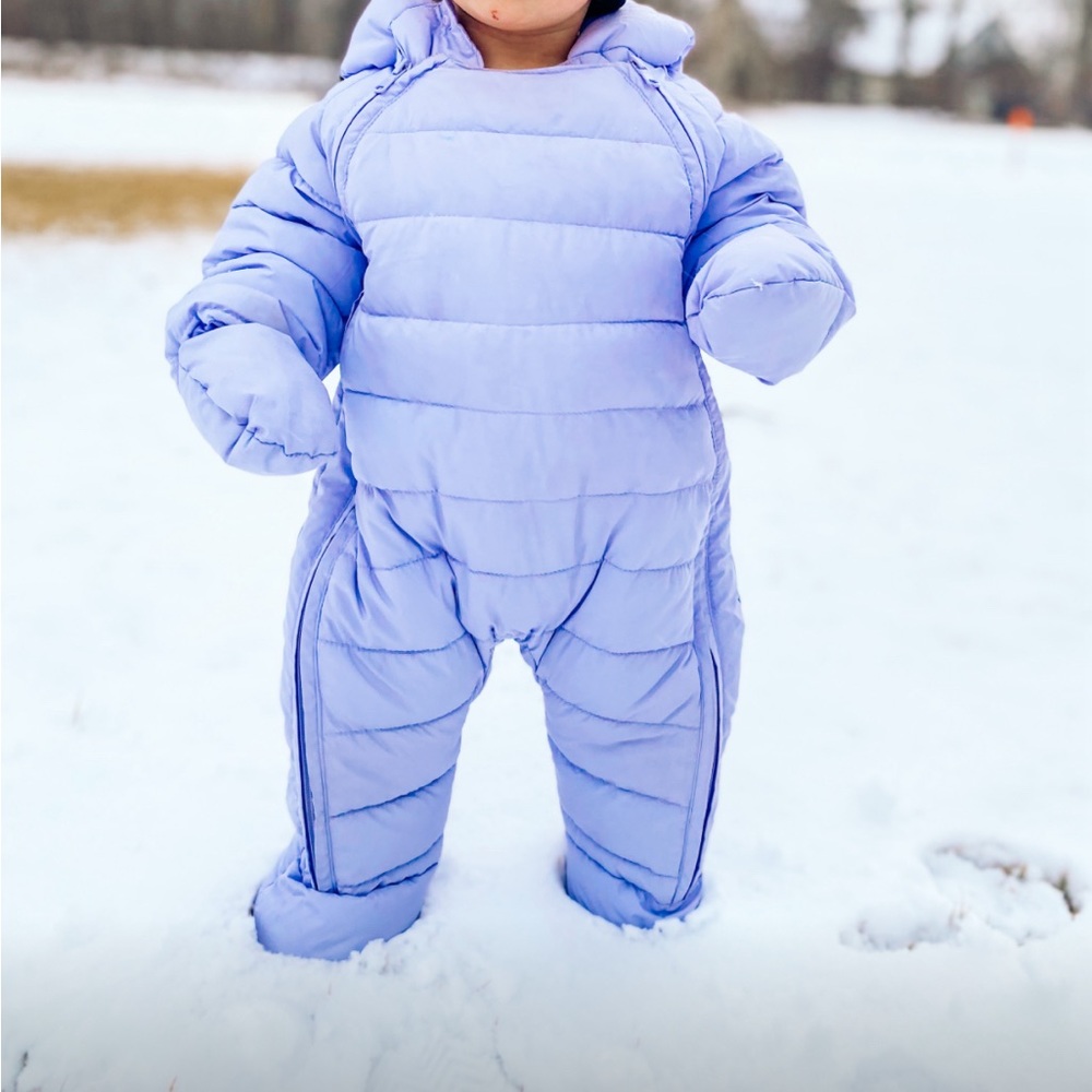 Infant Snowsuit- lavender